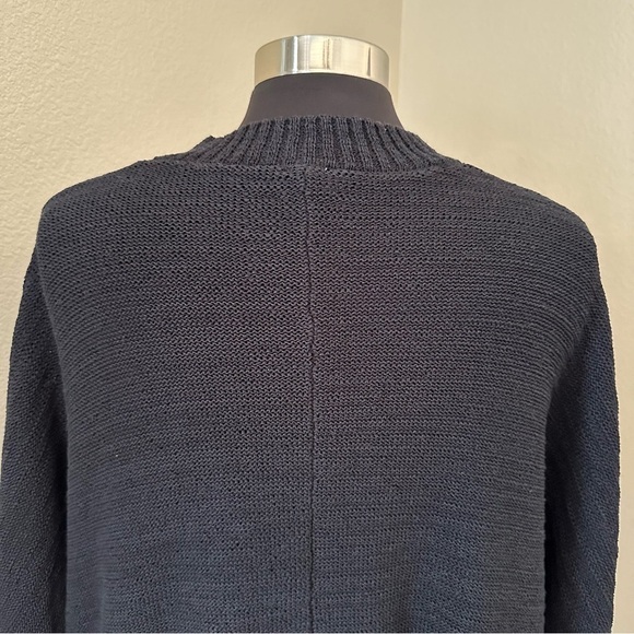 Akemi + Kin by Anthropologie Black Oversized Open Front Knit Cardigan - Picture 8 of 12